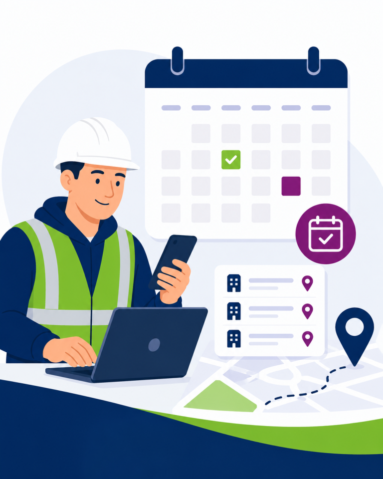 Book a CITB HS&E Test Online Construction worker booking a CITB HS&E test appointment online
